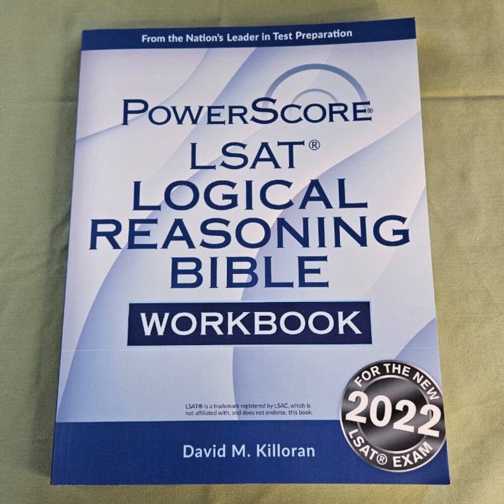 PowerScore LSAT Logical Reasoning Bible Workbook 2022 Law School Exam‎ Prep